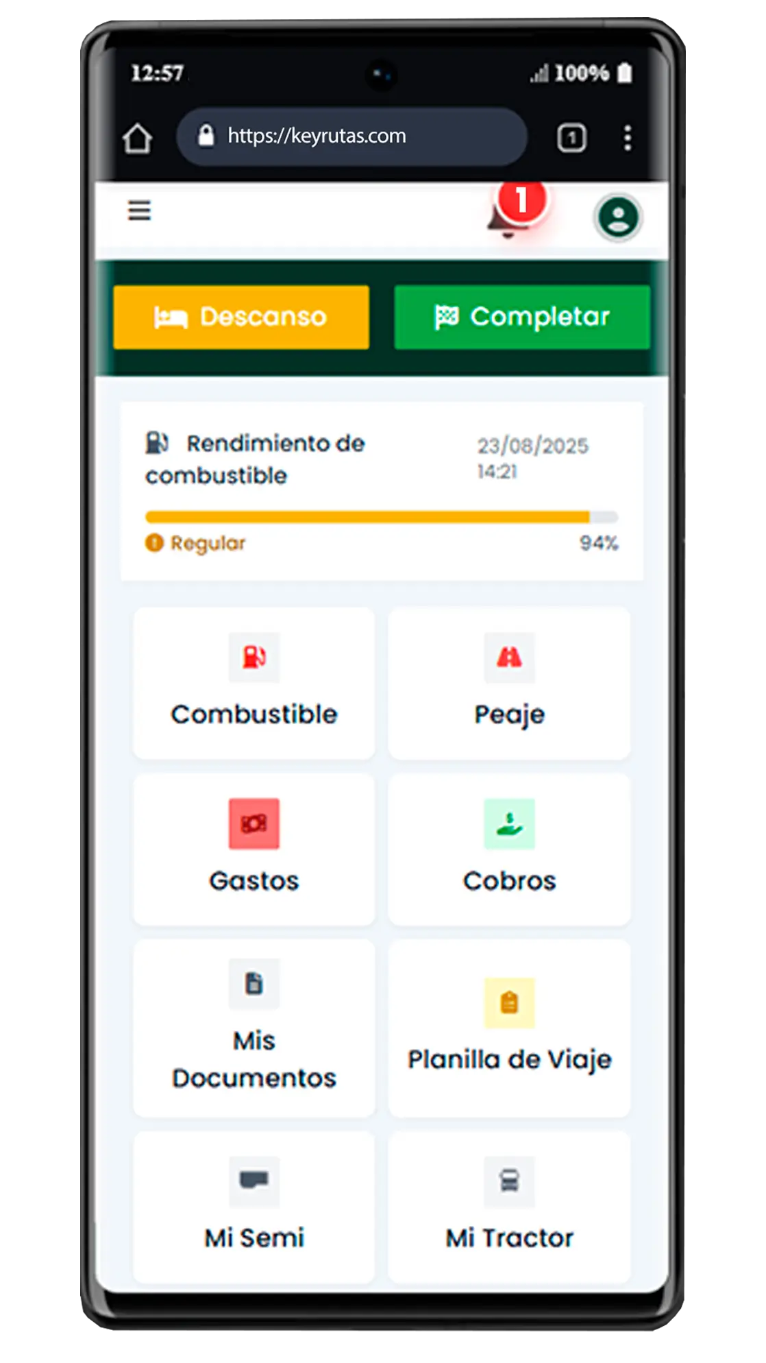 App Choferes - KeyRutas